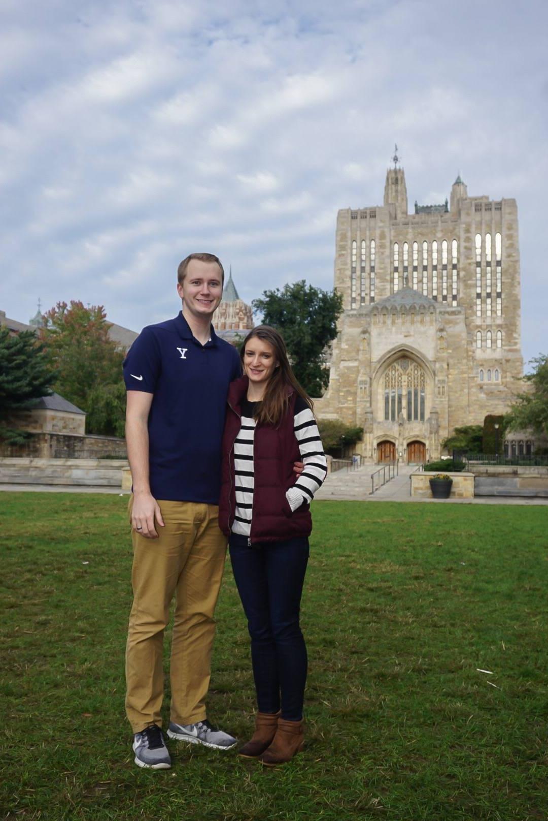 Nathan and Alice Kalinowski standing together